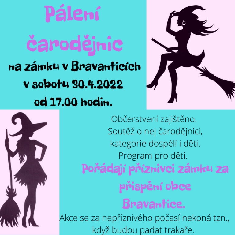 Pálení čarodějnic - 30.4.2022